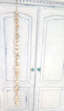 Beach Christmas Decor White Seashell Garland, Coastal Decor Shell Christmas Swag Garland, Nautical Garland, 38"