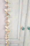 Beach Christmas Decor White Seashell Garland, Coastal Decor Shell Christmas Swag Garland, Nautical Garland, 38"