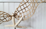 Beach Christmas, coastal Christmas, nautical Christmas, beach décor, Christmas ornament, beach garland, coastal garland, nautical garland, seashell garland, starfish garland, shell garland, coastal décor, nautical decor