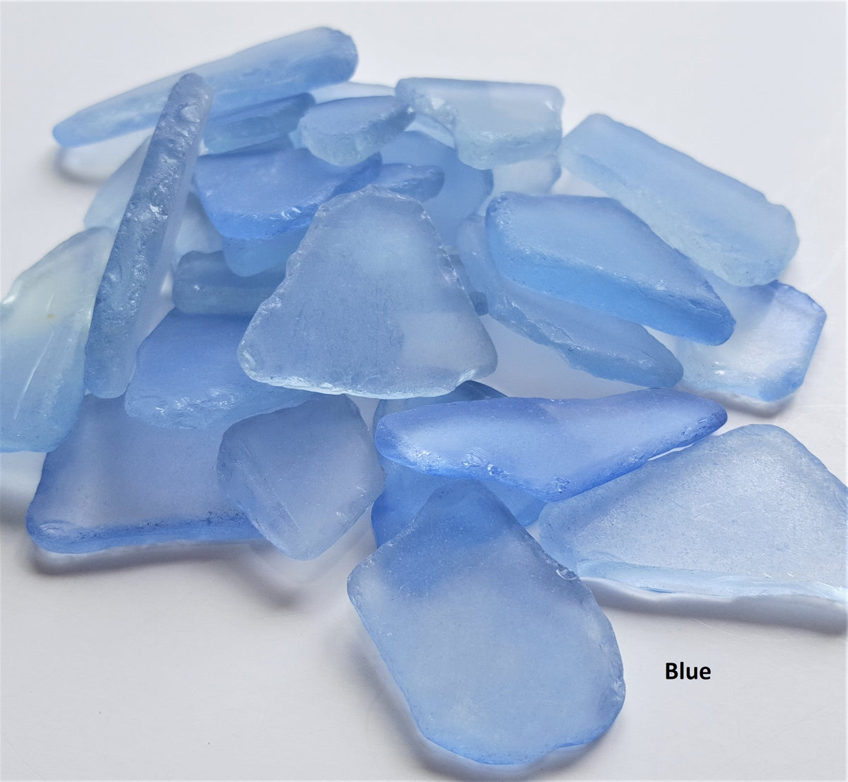 Sea Glass | 11oz Caribbean Blue Sea Glass | Tumbled Sea Glass Decor | Bulk  Caribbean Blue Seaglass Pieces for Beach Wedding Decor & Crafts