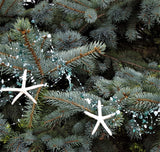 teal aqua beaded garland, beach graland, coastal garland, christmas garland