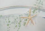 aqua beaded garland, beach graland, coastal garland, christmas garland
