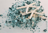 teal aqua beaded garland, beach graland, coastal garland, christmas garland