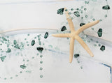 Beach Wedding Decor Nautical Starfish Garland, Starfish Christmas Garland, Coastal Decor, TEAL - 5FT