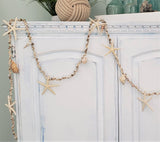 tiny seashell garland, shell garland, beach garland, coastal garland, nautical garland