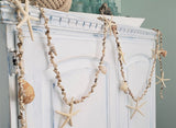 tiny seashell garland, shell garland, beach garland, coastal garland, nautical garland