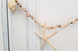 tiny seashell garland, shell garland, beach garland, coastal garland, nautical garland