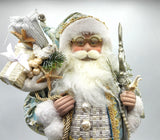 beach coastal santa figure