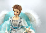 beach coastal christmas angel topper