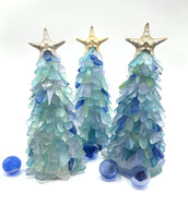 Beach Christmas Sea Glass Tree, Coastal Christmas Beach Glass Tree, Seaglass Miniature Tree, Beach Coastal Gift, Sea Glass Gifts & Decor