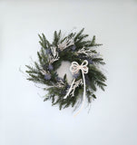 Beach Christmas Wreath, Coastal Christmas Seashell Wreath, Beach Coastal Pine Wreath w Starfish & Shells, Beach Coastal Gifts & Decor