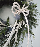 Beach Christmas Wreath, Coastal Christmas Seashell Wreath, Beach Coastal Pine Wreath w Starfish & Shells, Beach Coastal Gifts & Decor
