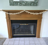 Beach Christmas Decor Seashell Garland, Coastal Christmas Decor Natural Jute Garland w Shells, Knotted Jute Garland 6FT