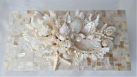 seashell box, shell box, decorative seashell box, seashell storage box