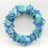 sea glass wreath, beach glass wreath, seaglass wreath